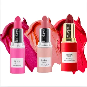 Hickey Lipstick The Essentials Refill Collection - Mile High, Walk of Shame, Birthday Suit
