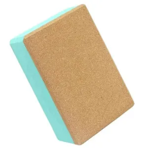 High Density Yoga Blocks Non Slip Soft Portable Cork Exercise Block