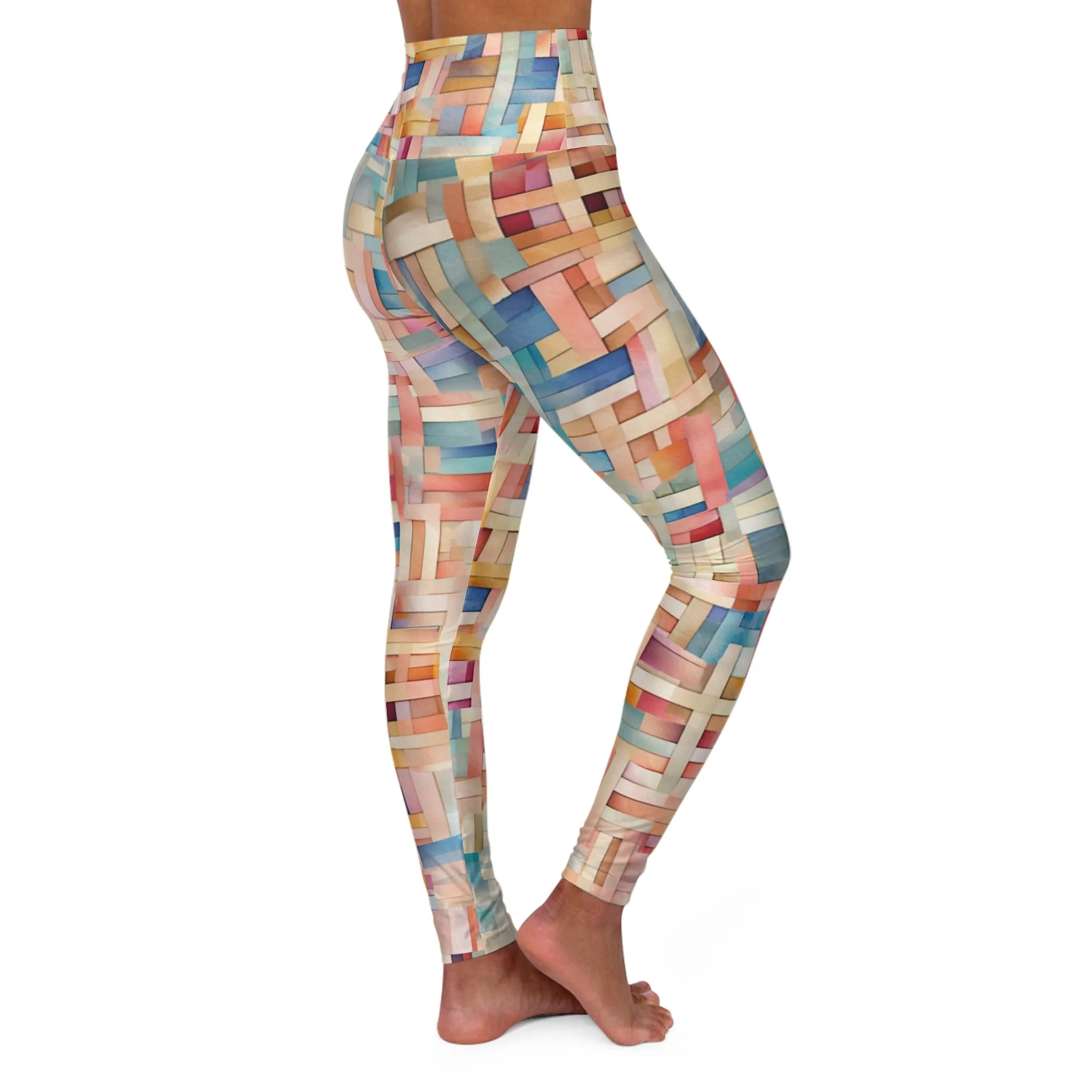 High Waisted Leggings - Helen-Maritimes-Art