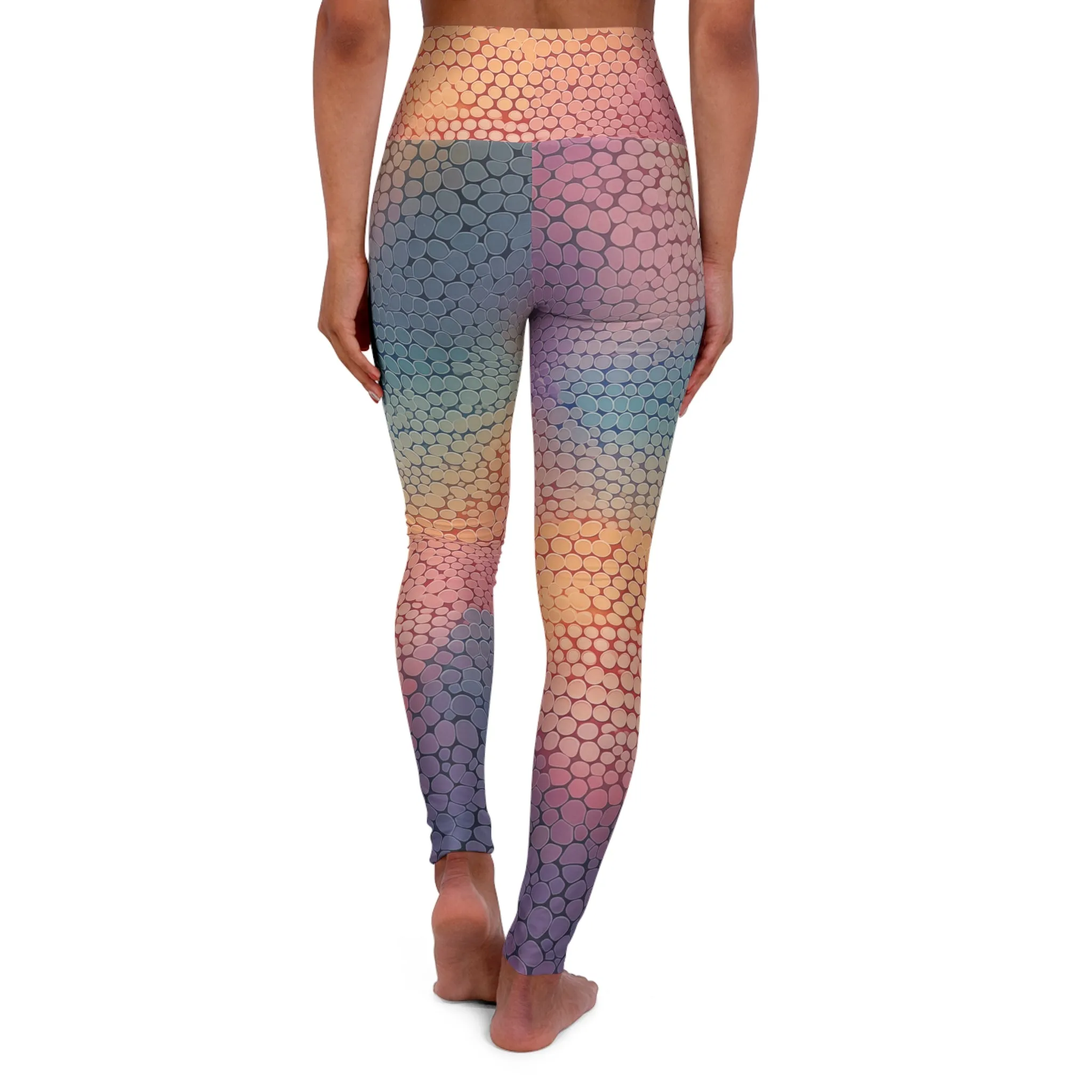 High Waisted Leggings - Tove Florence Pin Dot