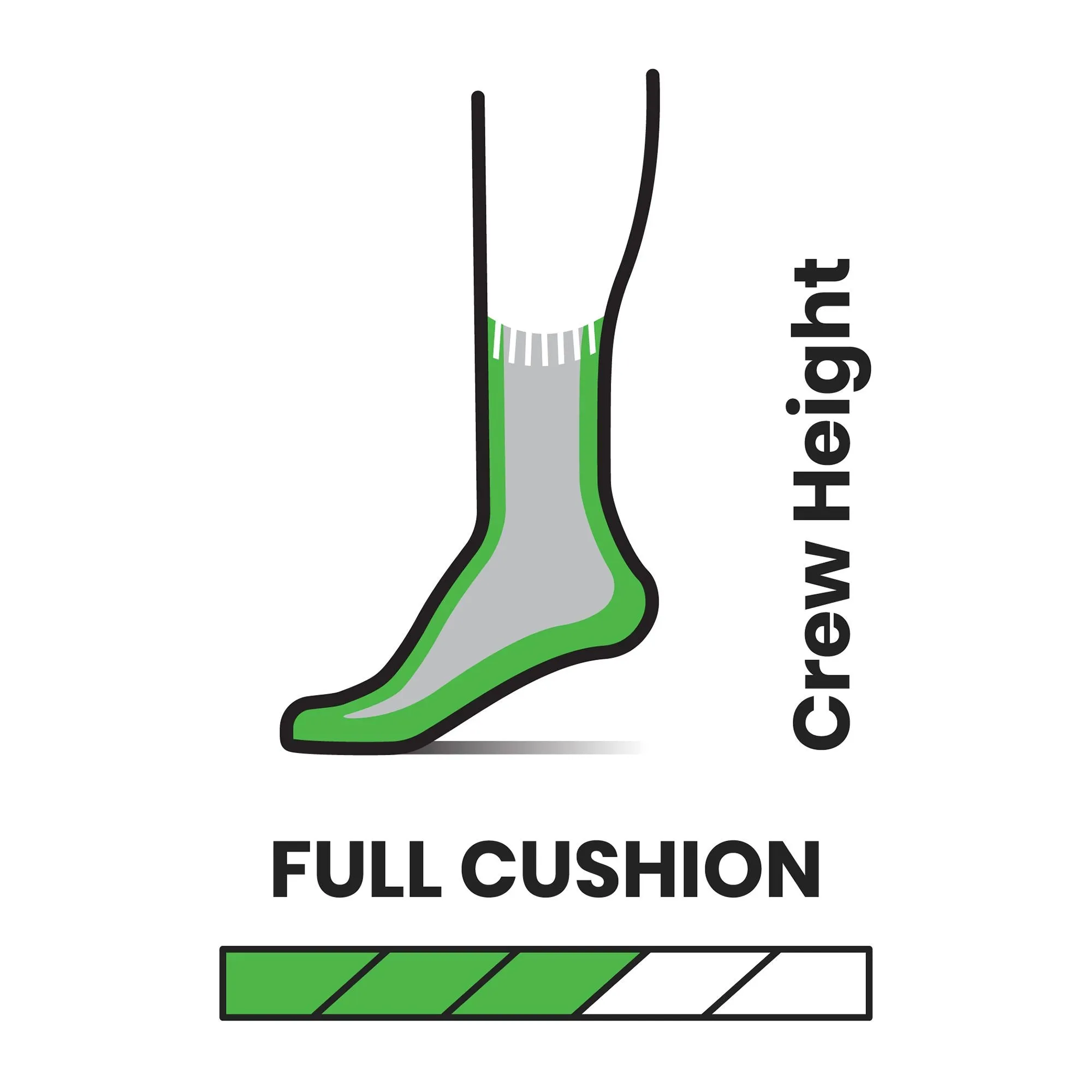 Hike Full Cushion Crew Socks (Kids') - SW001686