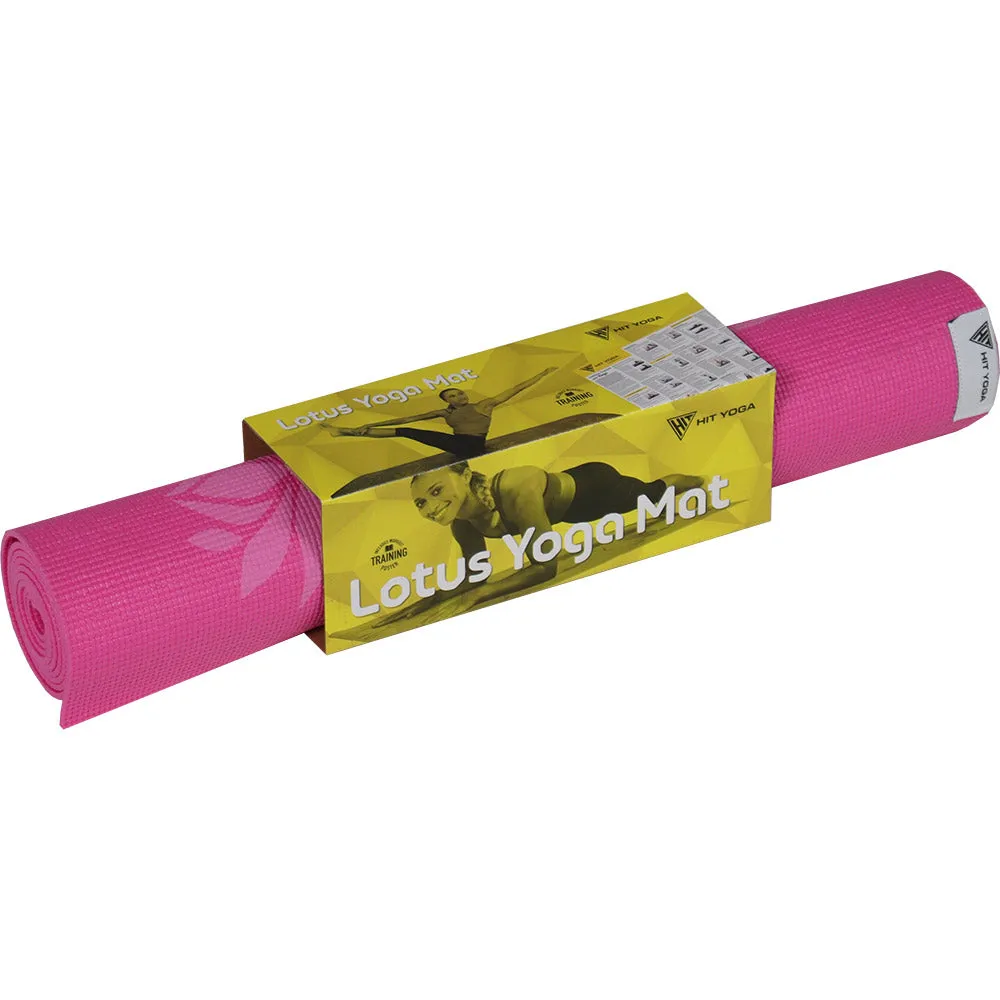Hit Yoga Mat | 4mm | Pink Lotus
