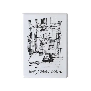 HUF X JAMES JARVIS MAGNET - WHITE