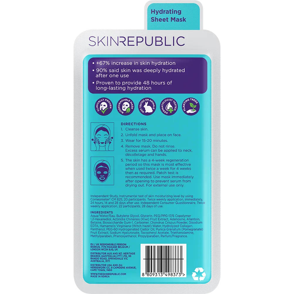 Hyaluronic Acid   Collagen Face Mask