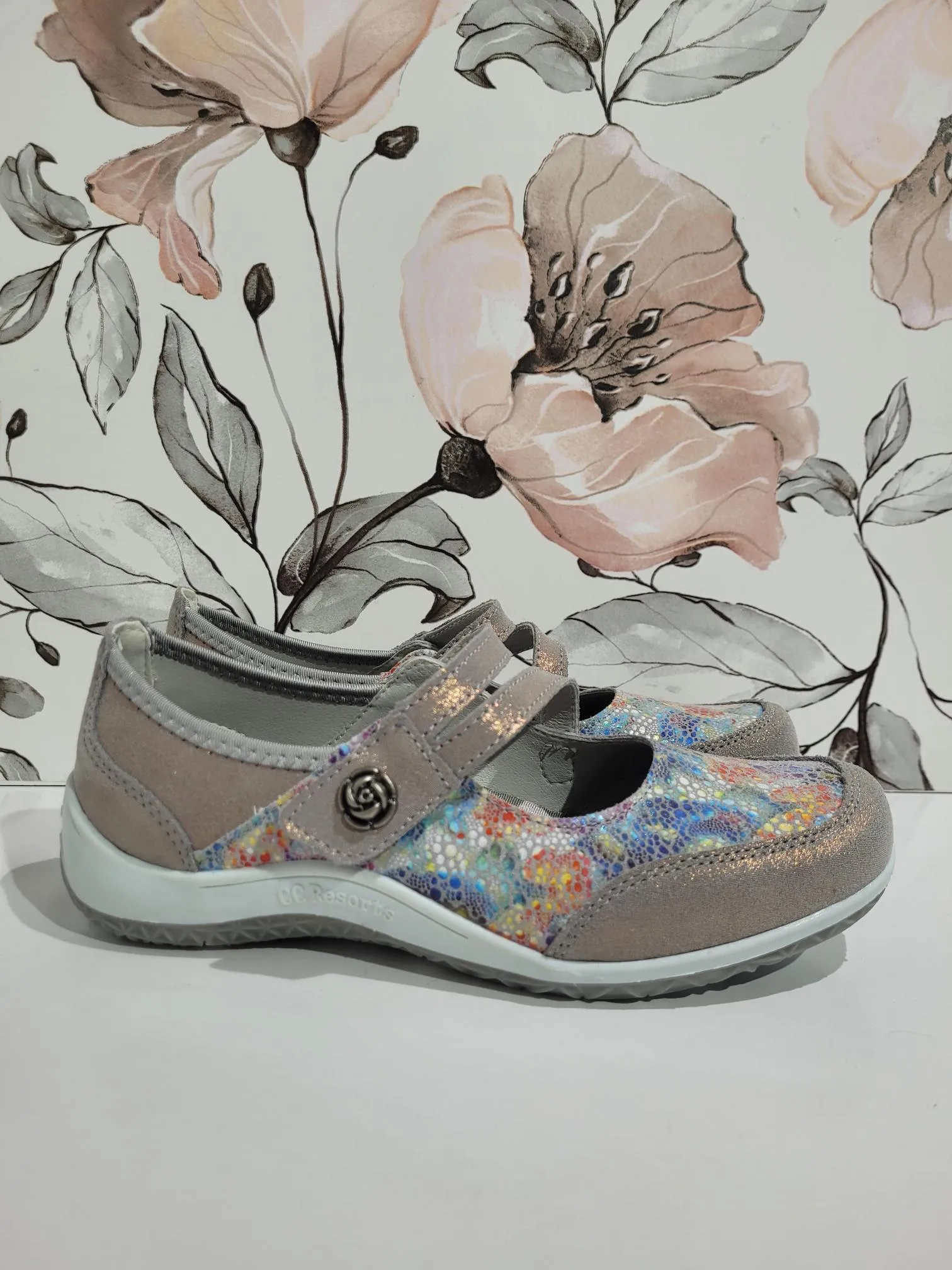 Jasmyn Grey Floral by CC Resorts