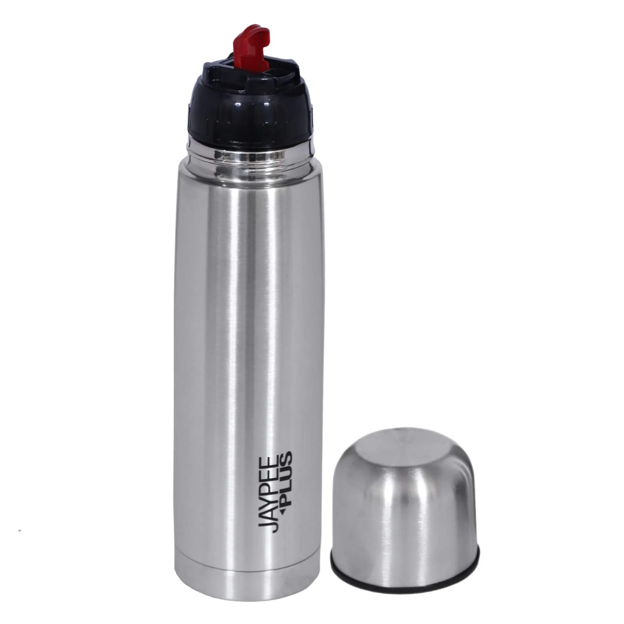 Jaypee Plus Max Insulated Flask Bottle 1000 ml, Silver, Metallic