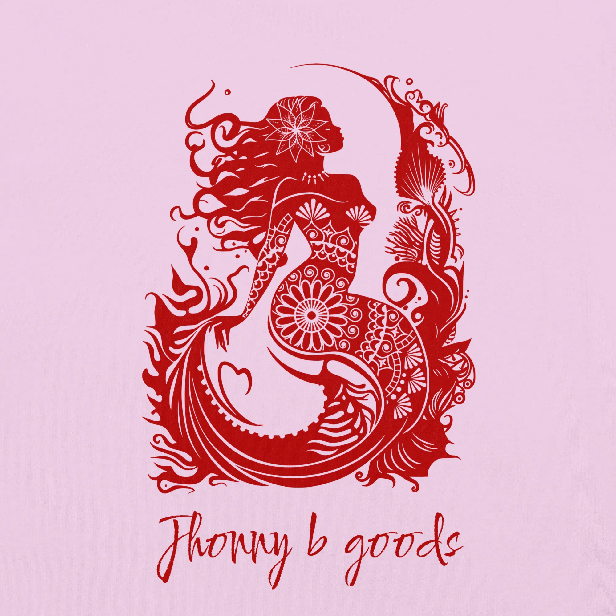JBG Mermaid - Women's dyed heavyweight t-shirt