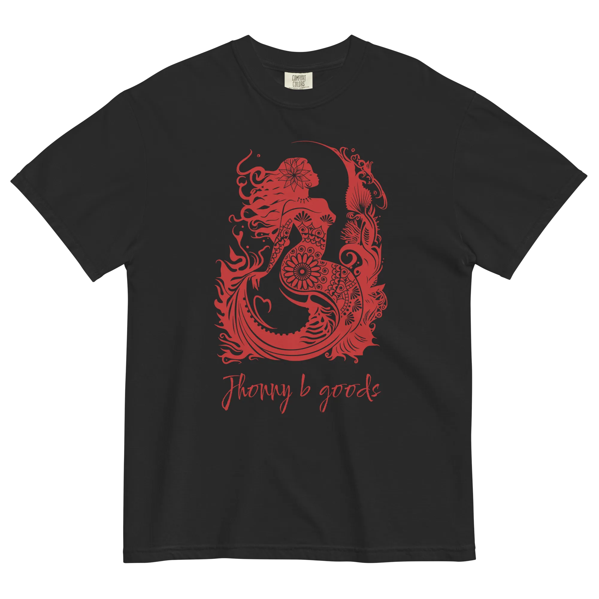 JBG Mermaid - Women's dyed heavyweight t-shirt