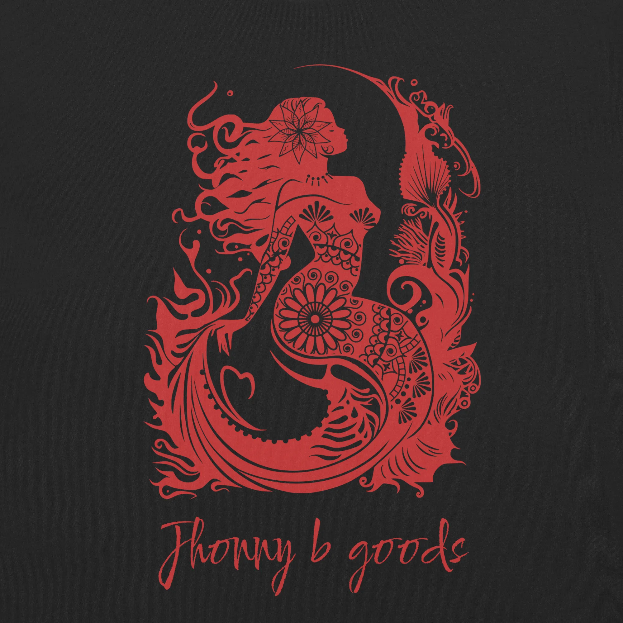 JBG Mermaid - Women's dyed heavyweight t-shirt