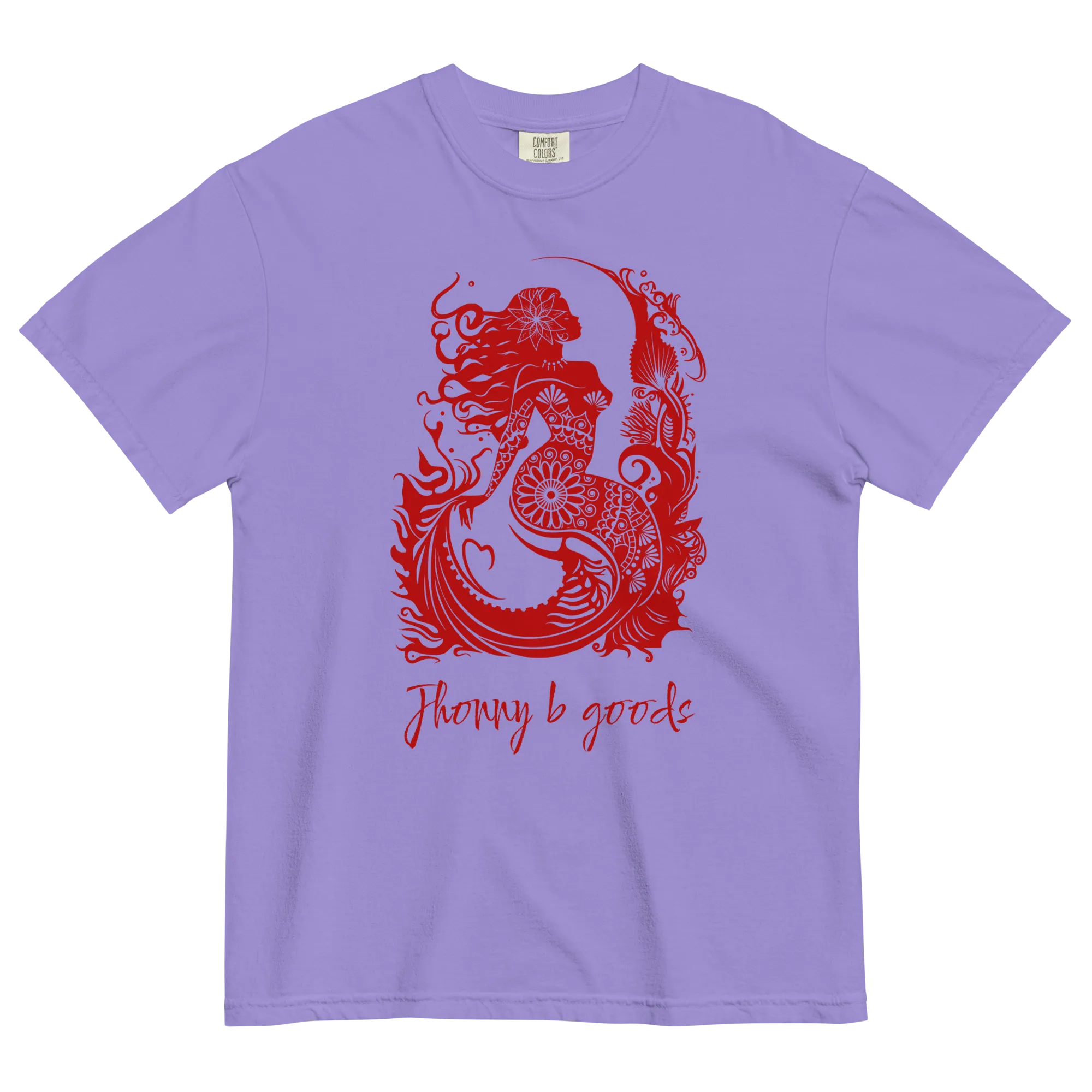 JBG Mermaid - Women's dyed heavyweight t-shirt