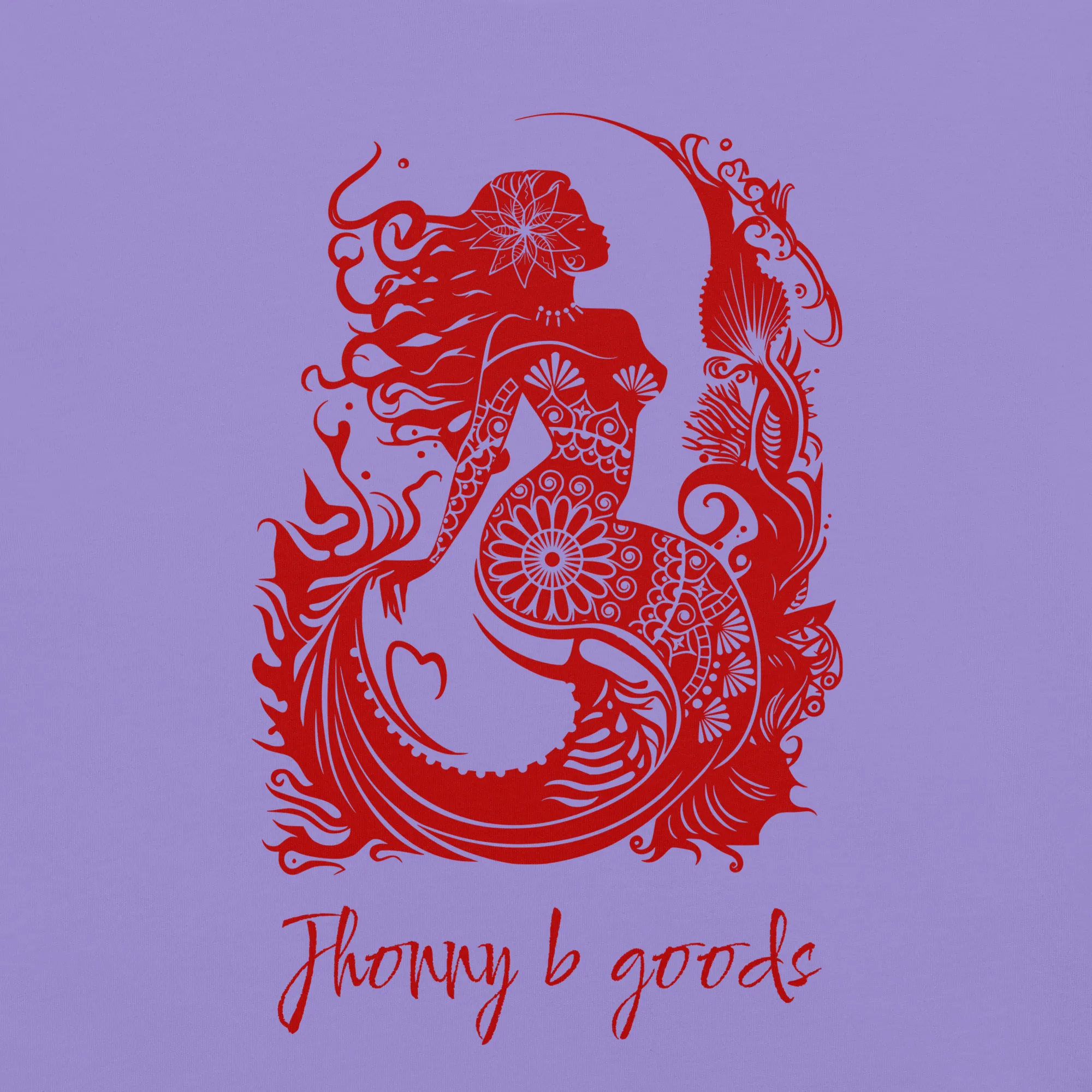 JBG Mermaid - Women's dyed heavyweight t-shirt