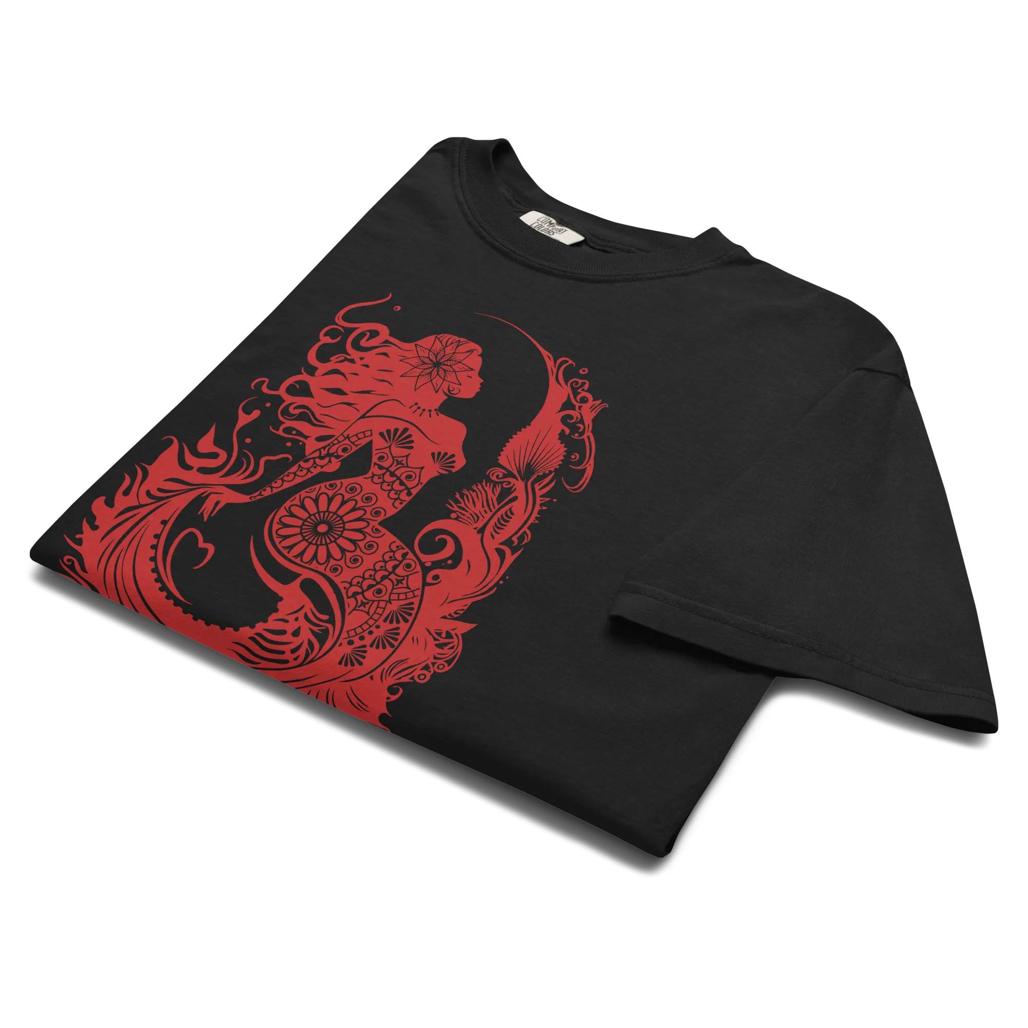 JBG Mermaid - Women's dyed heavyweight t-shirt