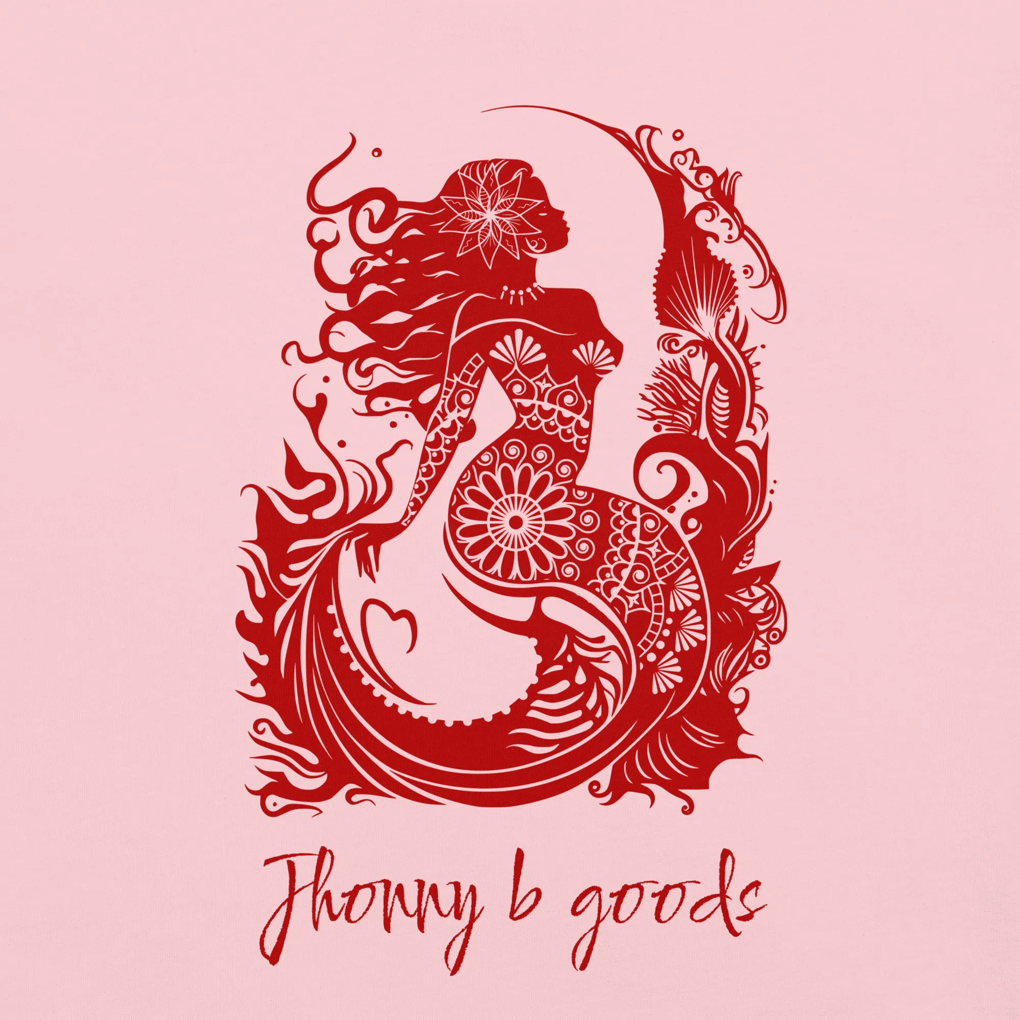 JBG Mermaid - Women's dyed heavyweight t-shirt