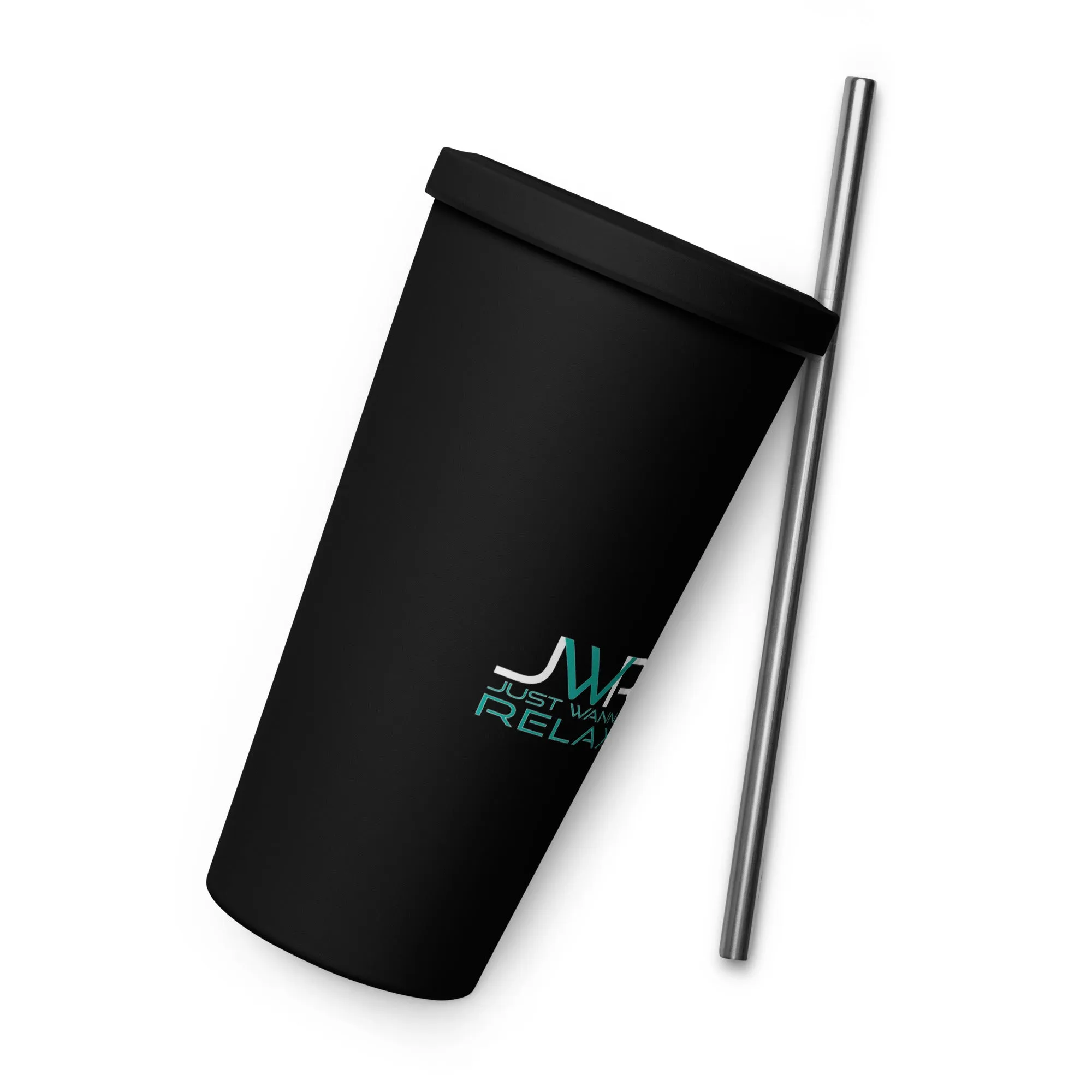 JWR Insulated tumbler with a straw