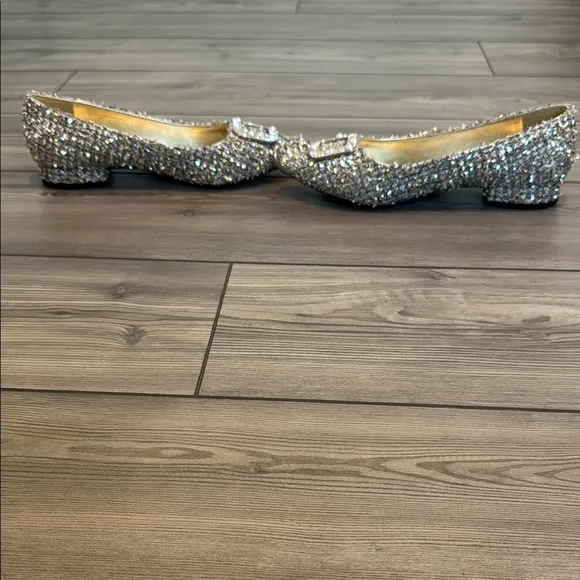 Kate Spade Silver Embellished Women's Shoes 7.5