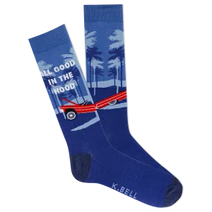 K.Bell Men's All Good in the Hood Crew Sock