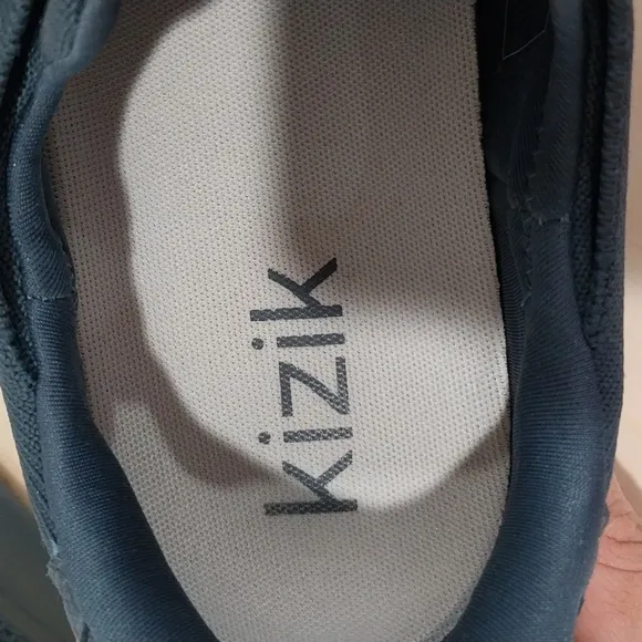 Kizik Lima Sneaker Shoes Orion Blue Unisex M 9.5 W 11 Lace up Slip On Running