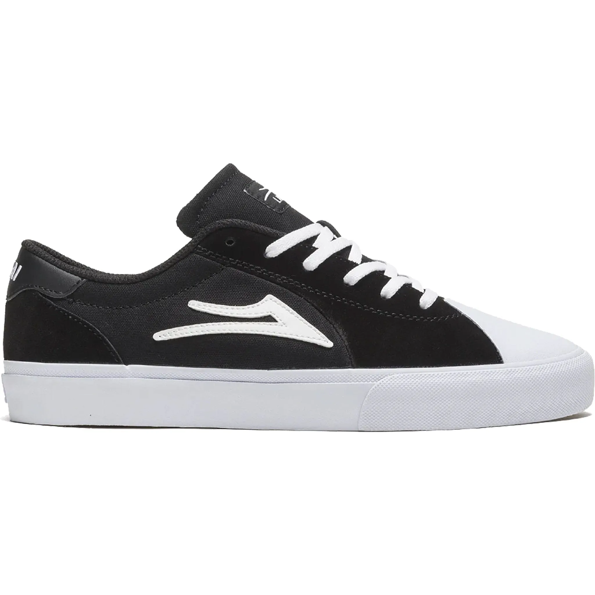 Lakai Flaco II Black White Suede