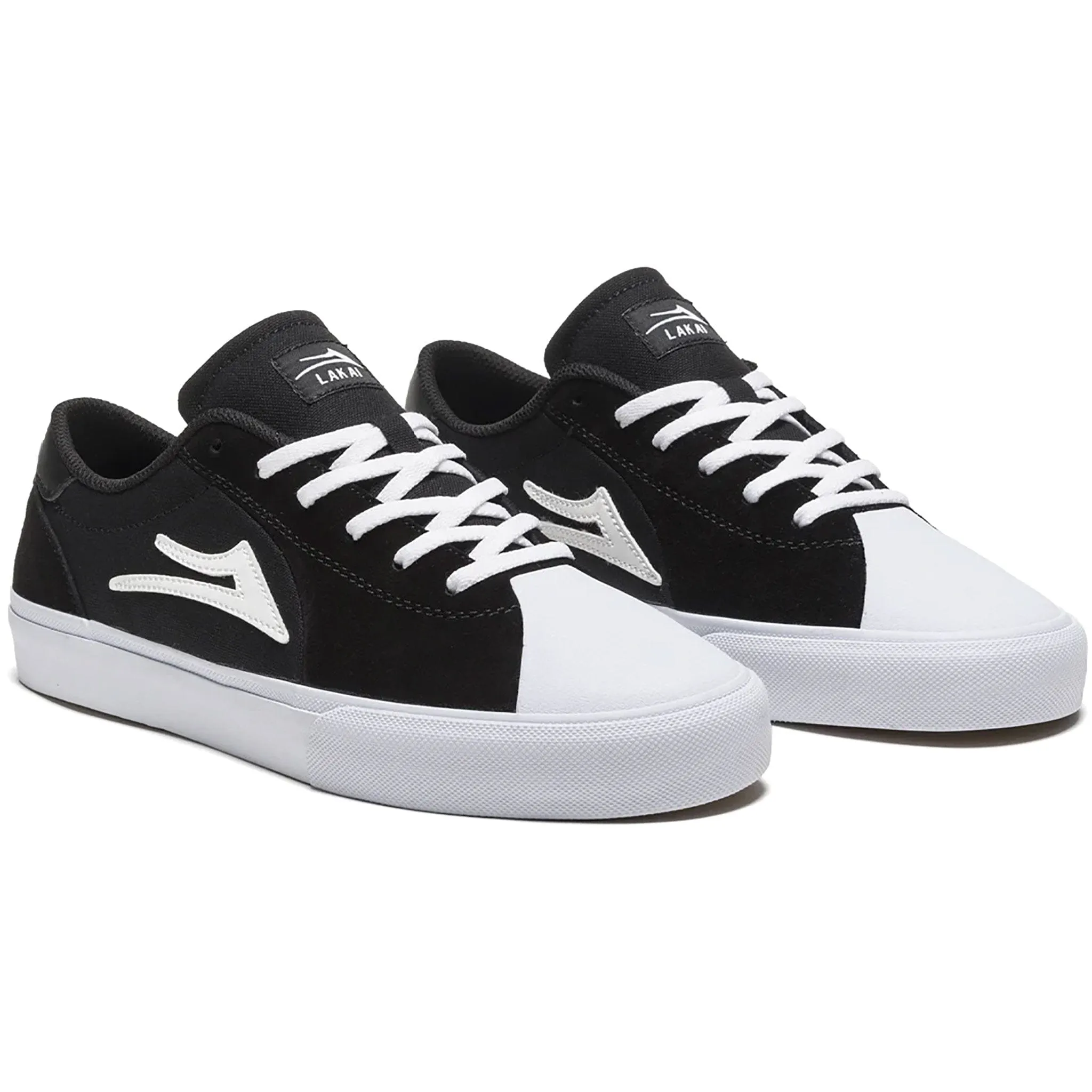 Lakai Flaco II Black White Suede