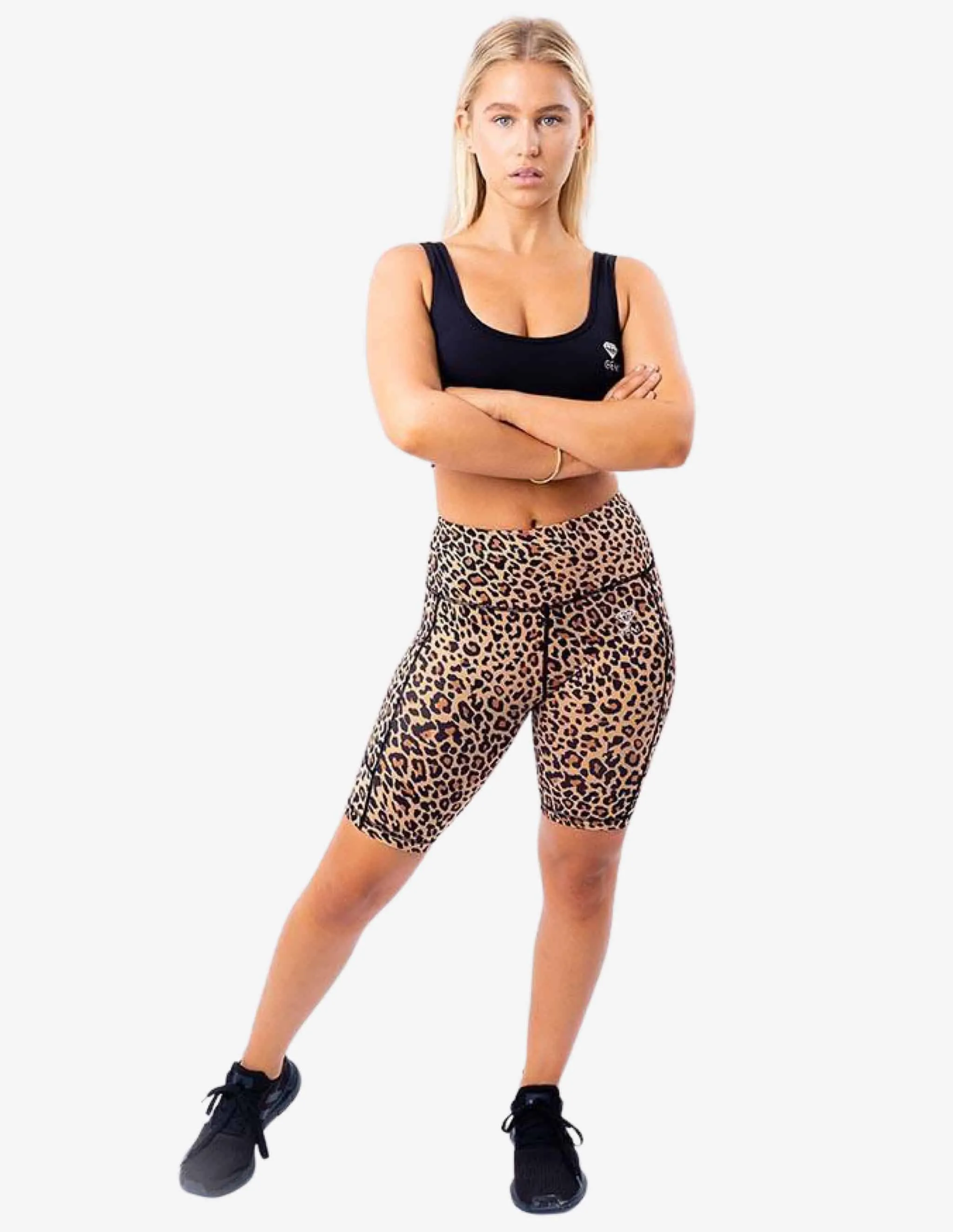 Leopard Bike Shorts