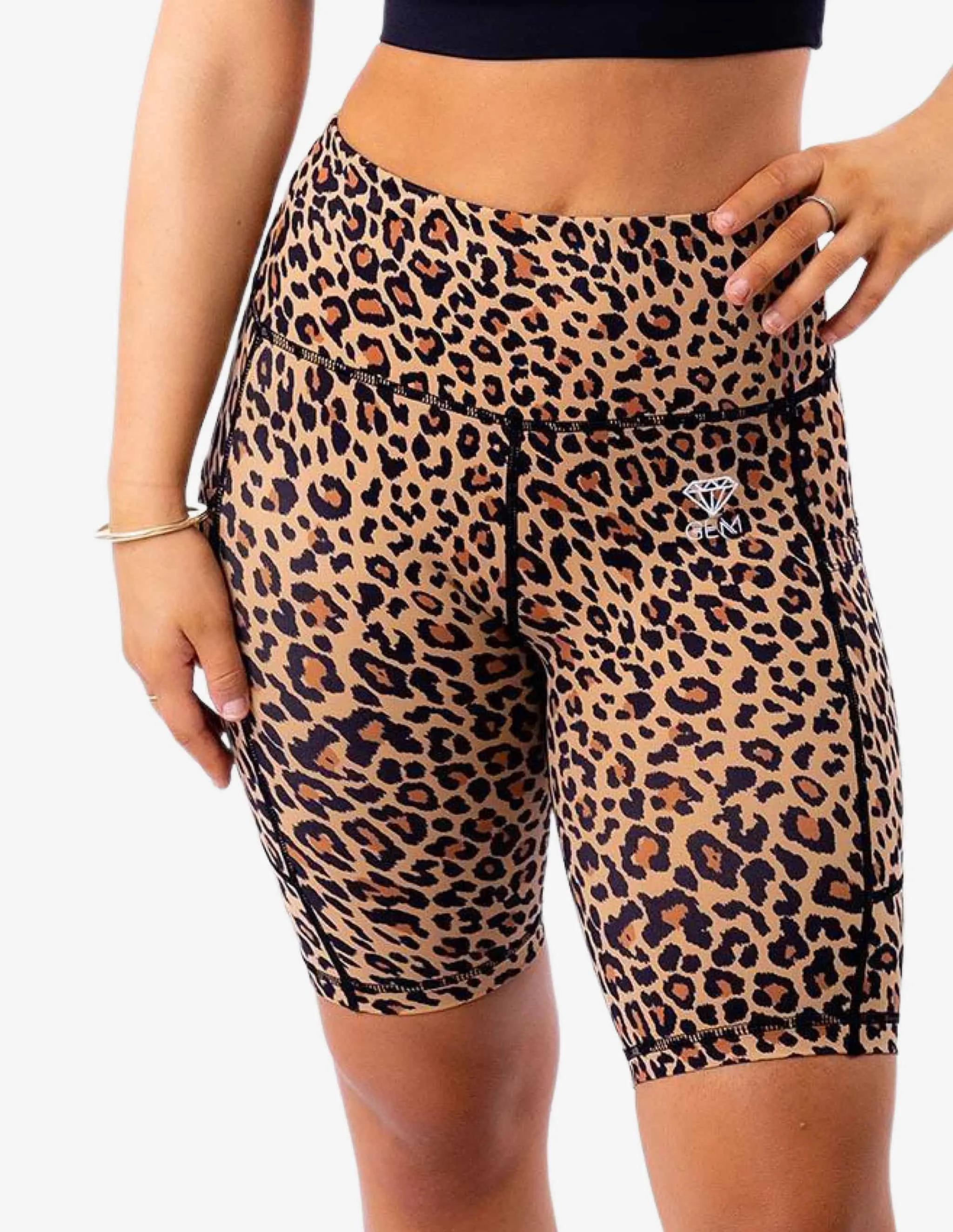 Leopard Bike Shorts