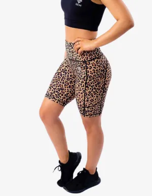 Leopard Bike Shorts