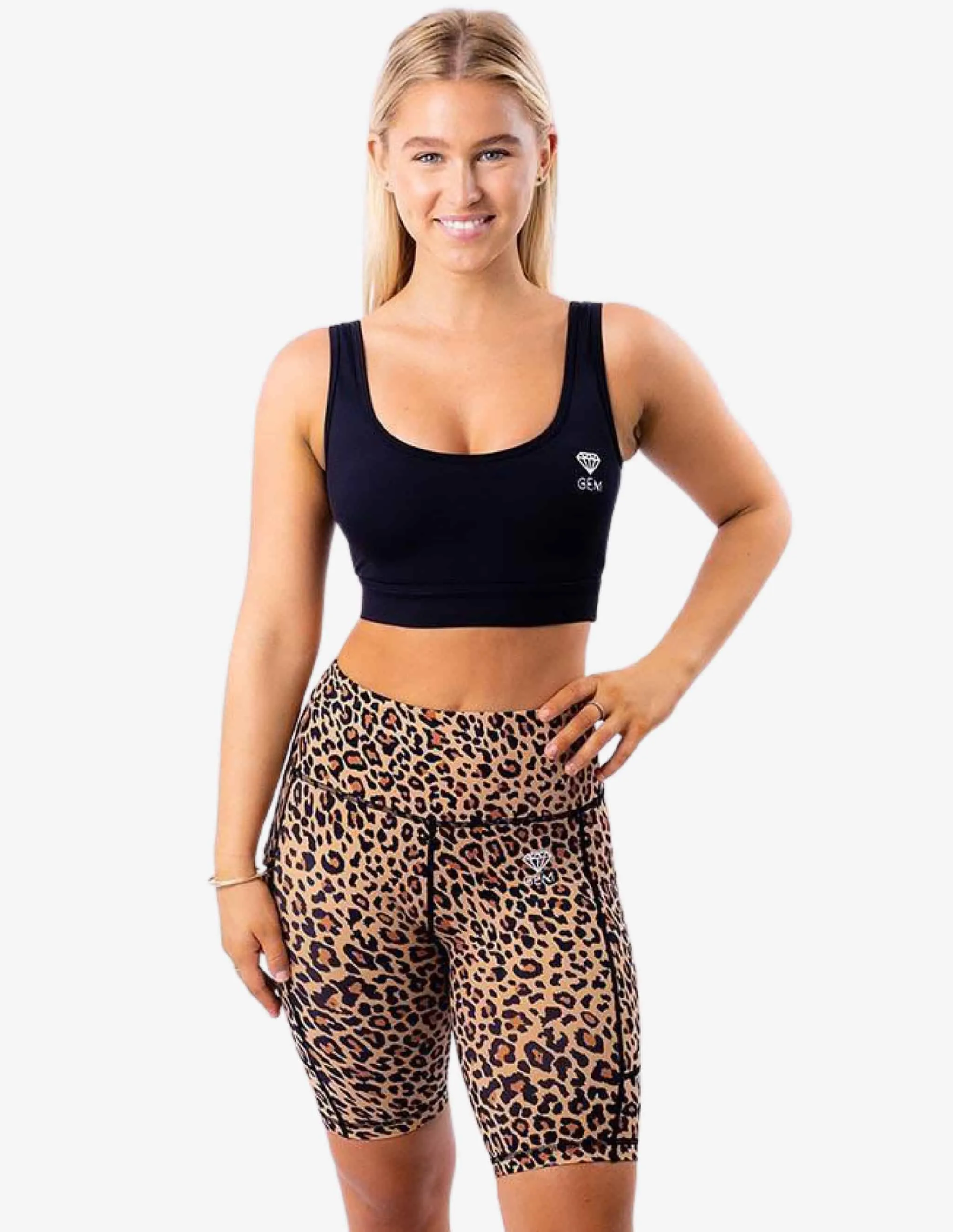 Leopard Bike Shorts