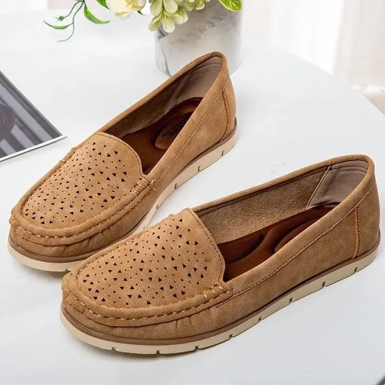 Loafers Breathable Slip-on Flat Shoes