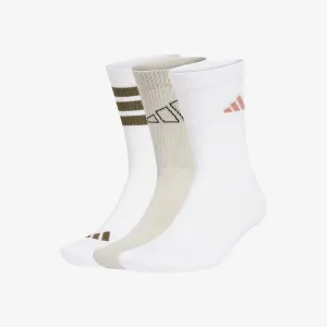 Logo Pack Crew Socks (3 Pairs) - White
