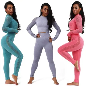 Long Sleeve 2pcs Per Set Yoga Suit