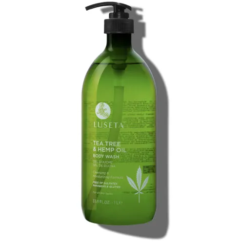 Luseta© Tea Tree & Hemp Oil Body Wash