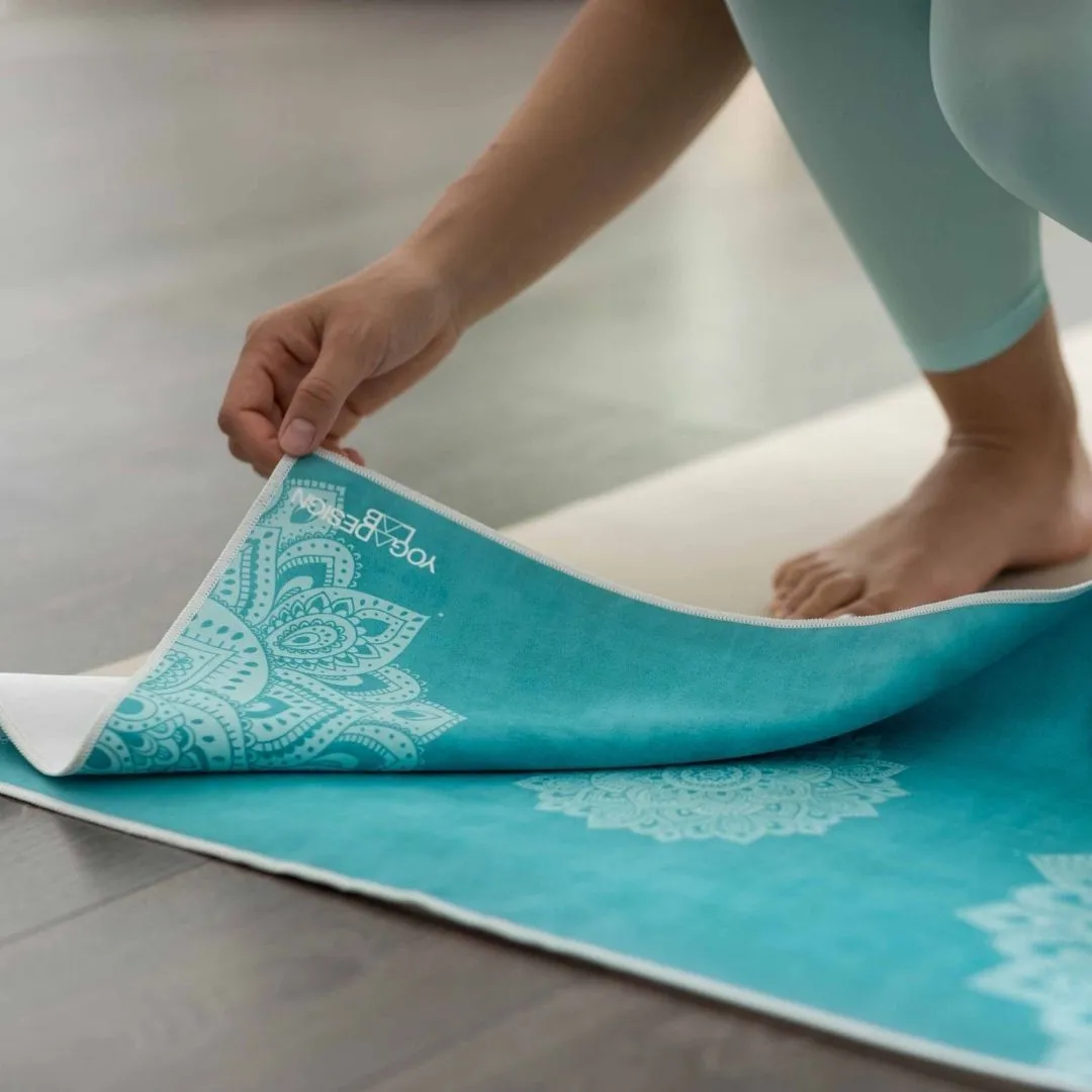Mandala Turquoise Hand Towel
