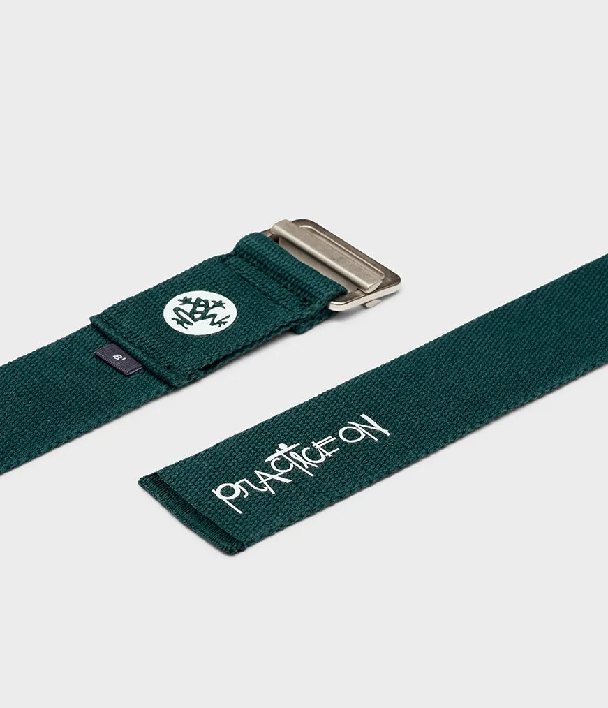 Manduka AligN Yoga Strap 8' - Dk Deep Sea