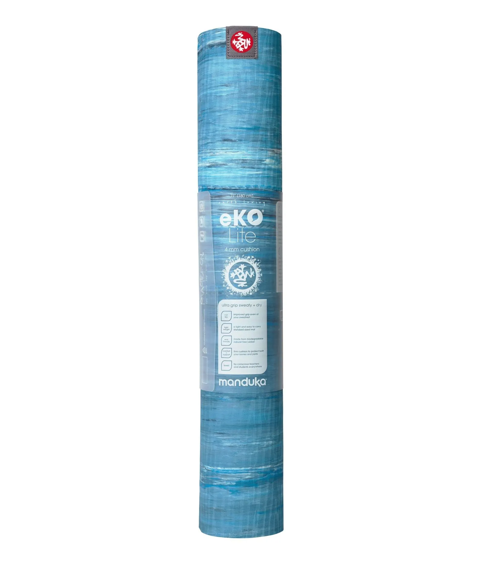 Manduka eKO® Lite Yoga Mat 4mm (Limited Edition) - Dresden Blue Marble (71")