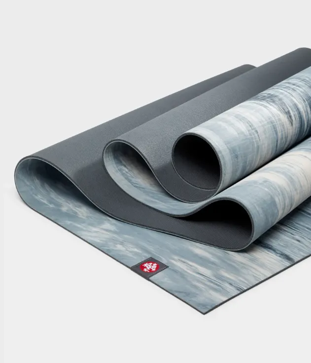 Manduka eKO® Yoga Mat 5mm (Limited Edition) 71" - Black Clay Marbled
