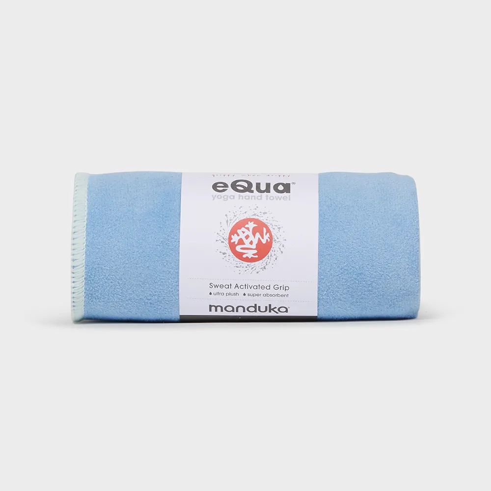 Manduka eQua® Hand Yoga Towel - Clear Blue