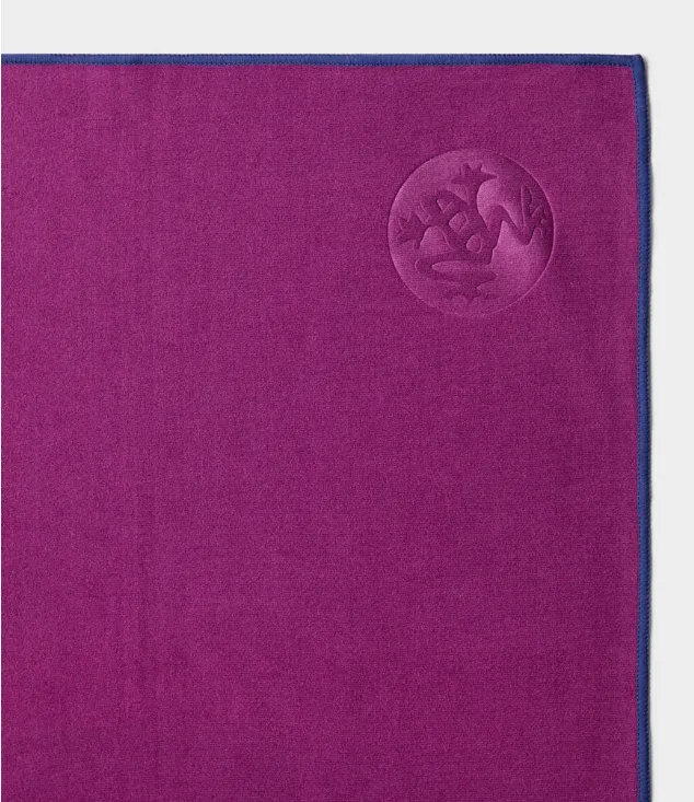 Manduka eQua® Mat Towel - Purple Lotus