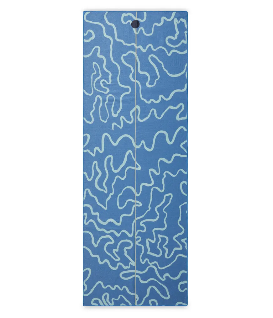 Manduka Yogitoes Mat Towel 2.0 71" - Ocean GL