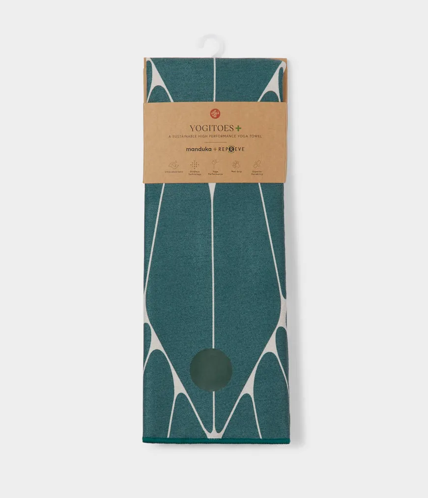 Manduka Yogitoes Plus Repreve Yoga Mat Towel 71'' - Devotion Rainforest 3.0