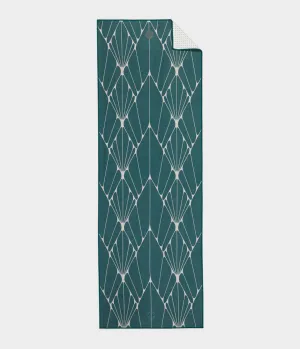 Manduka Yogitoes Plus Repreve Yoga Mat Towel 71'' - Devotion Rainforest 3.0