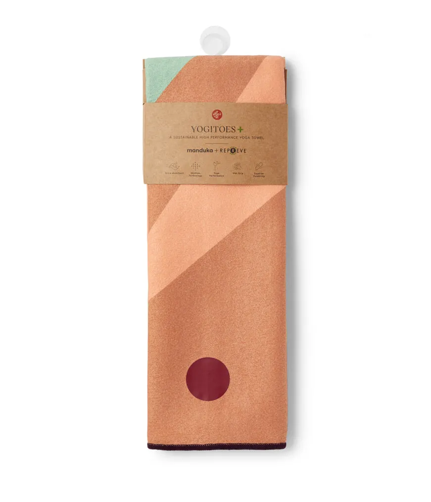 Manduka Yogitoes Plus Repreve Yoga Mat Towel 71'' - Palm Punch 3.0