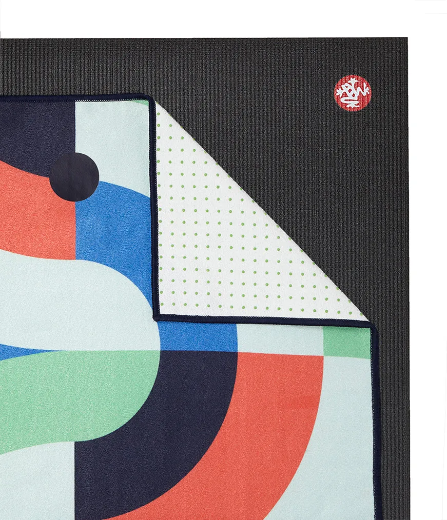 Manduka Yogitoes Plus Repreve Yoga Mat Towel 71'' - Wavelength 3.0