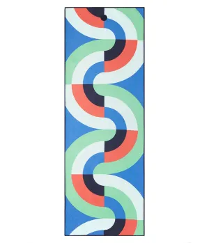 Manduka Yogitoes Plus Repreve Yoga Mat Towel 71'' - Wavelength 3.0