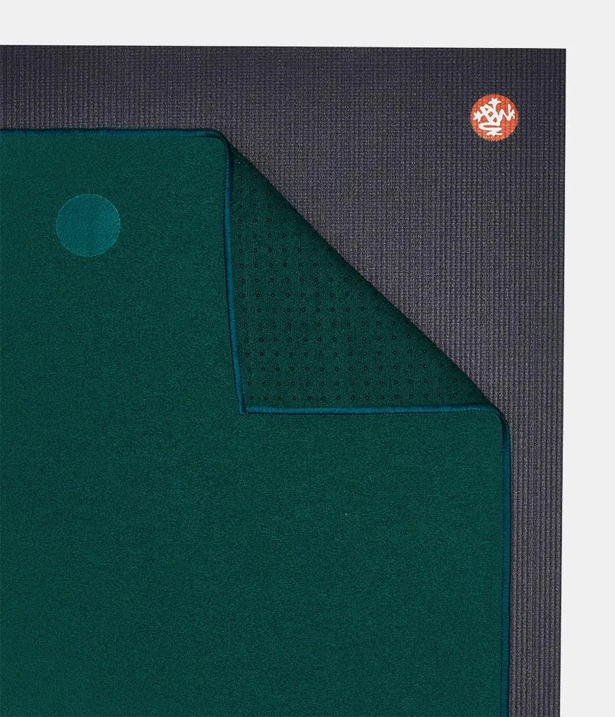 Manduka Yogitoes Skidless Yoga Mat Towel 71''- Deep Sea 2.0