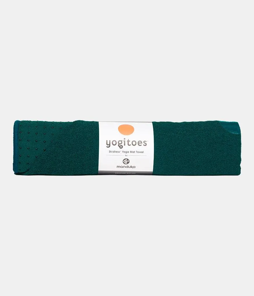 Manduka Yogitoes Skidless Yoga Mat Towel 71''- Deep Sea 2.0