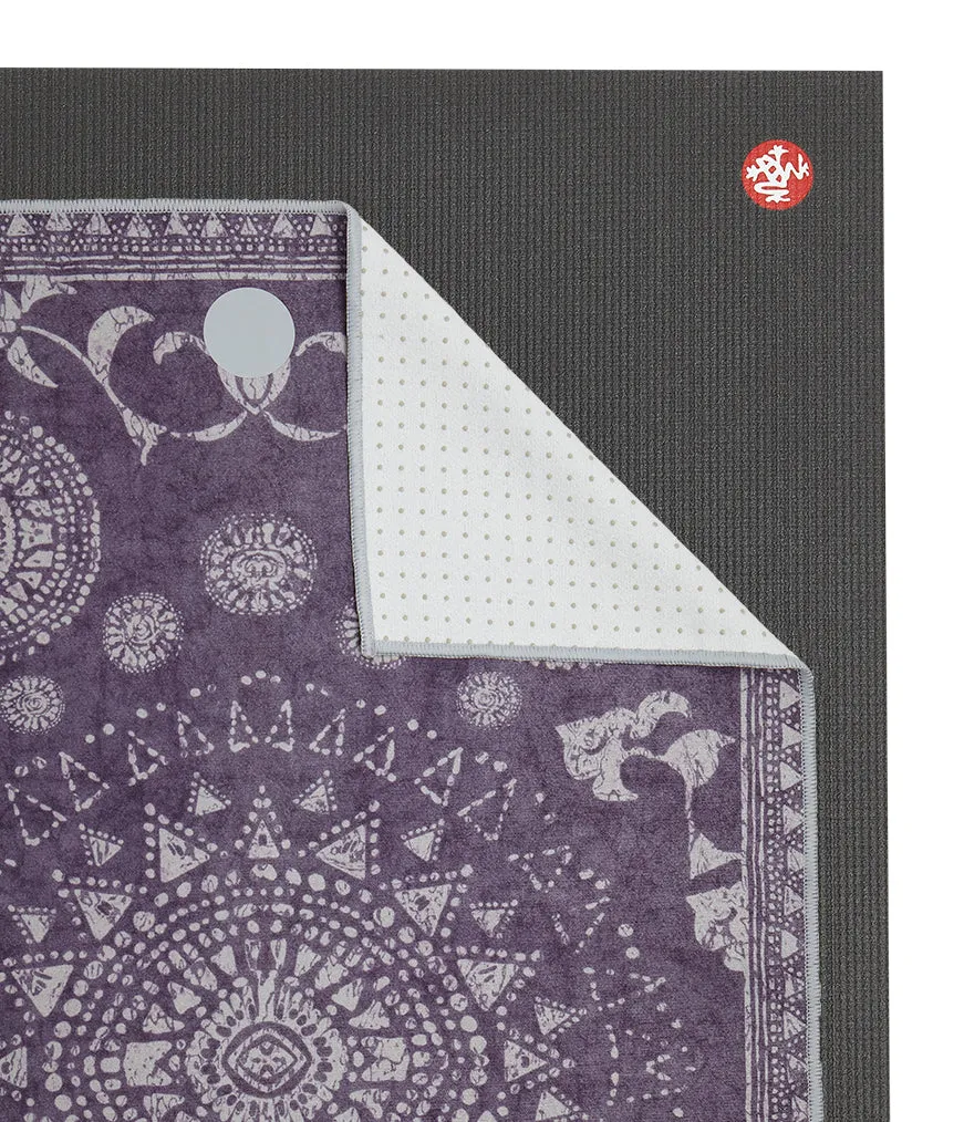 Manduka Yogitoes Skidless Yoga Mat Towel 71'' - Geija Purple 2.0