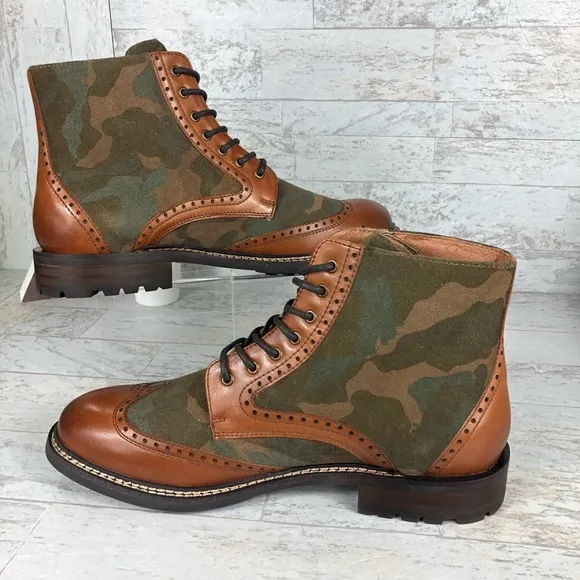 Mark Nason Camo Ithaca Beaufort Boots Wingtip ✅‎