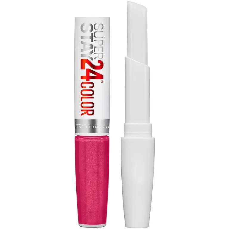 Maybelline Super Stay 24 Color 2-STEP LIQUID LIPSTICK 220 24/7 Fuchsia