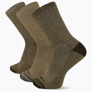 Merrell Wool Everyday Crew Sock, 3 Pair Pack