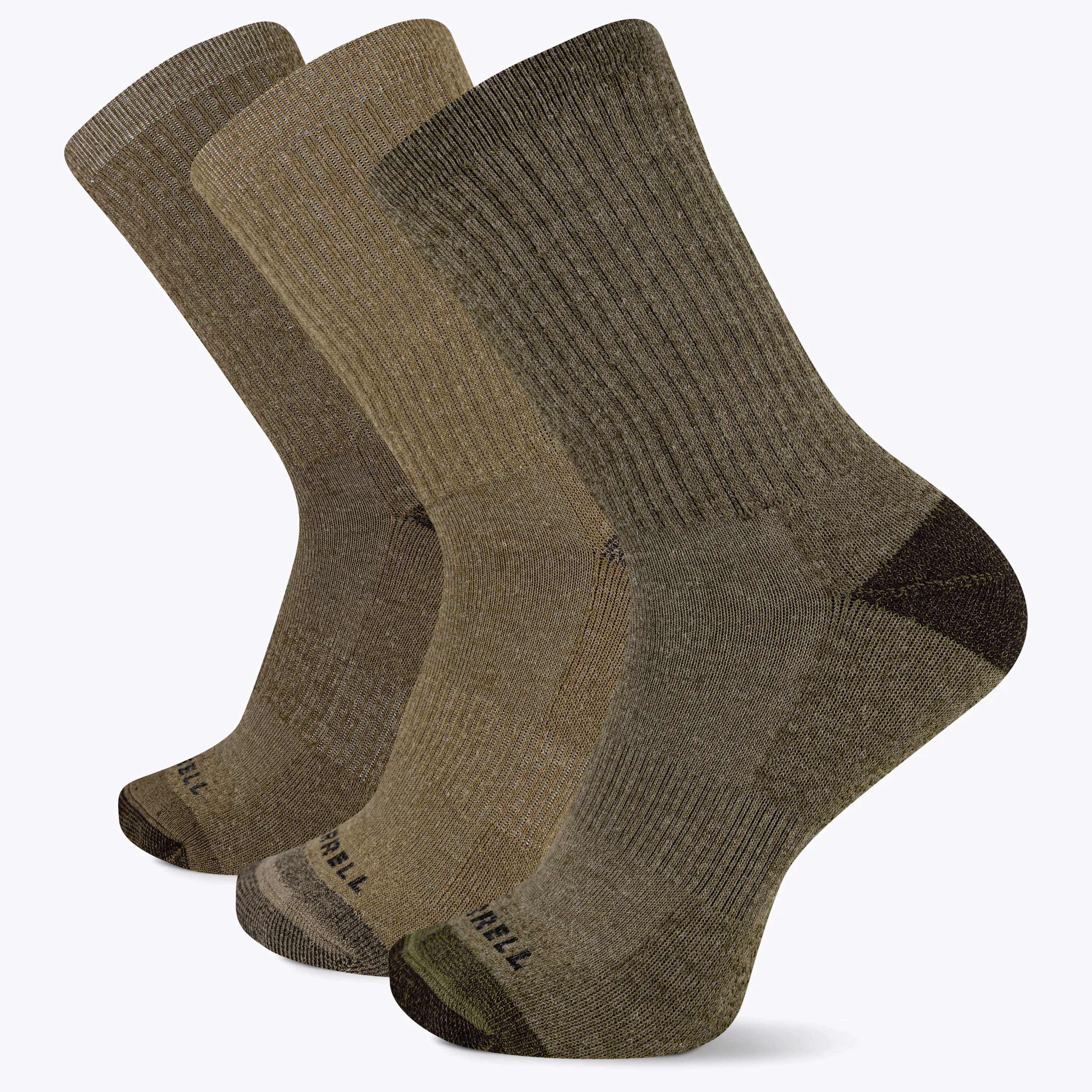 Merrell Wool Everyday Crew Sock, 3 Pair Pack